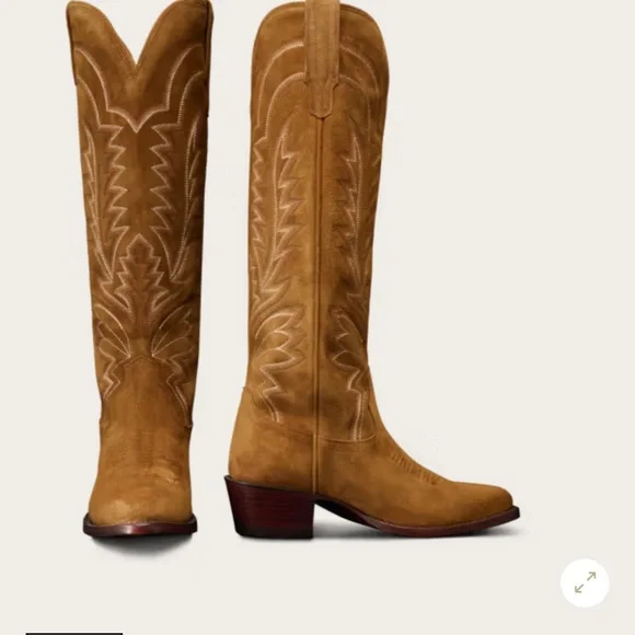 Tecovas The Abby Suede Sienna - Picture 2 of 8